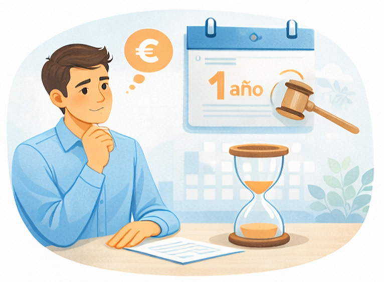 Trabajador en España preocupado por el retraso en el pago de su nómina