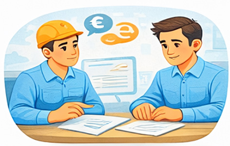 trabajador preocupado por problemas económicos debido al retraso salarial